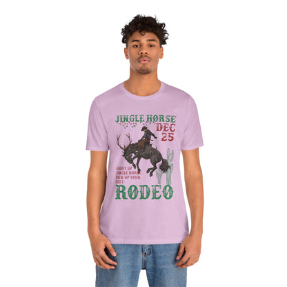 Giddy Up Jingle Horse Shirt – Western Rodeo Howdy Christmas Holiday Tee