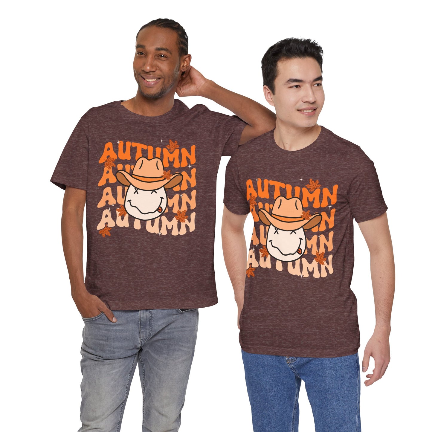 Retro Groovy Fall Shirt – Vintage 70s Smile Face Pumpkin Halloween Tee