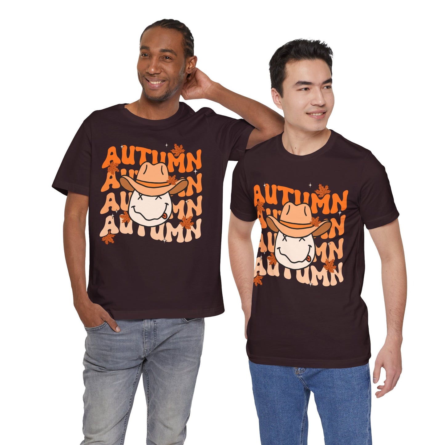 Retro Groovy Fall Shirt – Vintage 70s Smile Face Pumpkin Halloween Tee