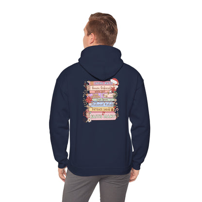 Christmas Bible Verse Hoodie – Christian Book Flowers Jesus Faith Pullover