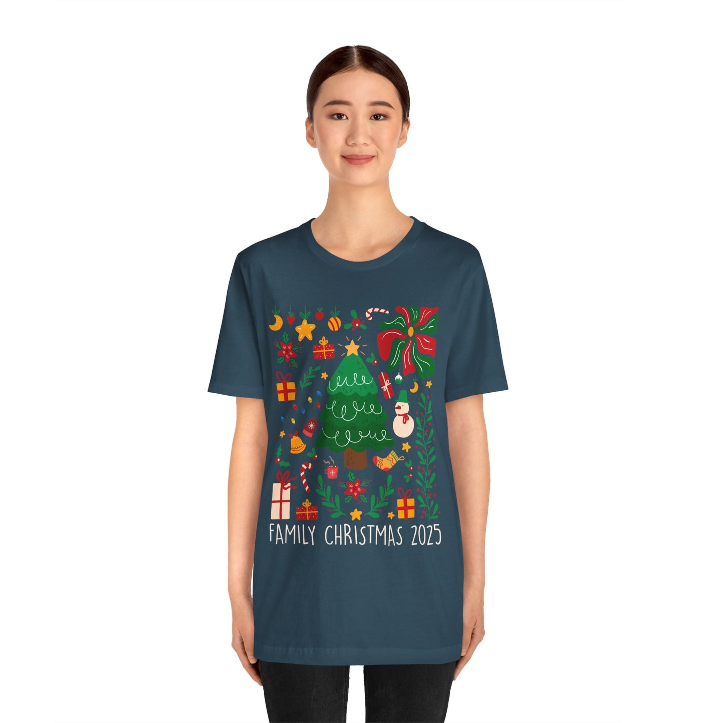 Family Christmas 2025 Shirt – Vintage Boho Holiday Family Group Shirt