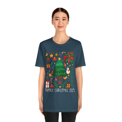 Family Christmas 2025 Shirt – Vintage Boho Holiday Family Group Shirt