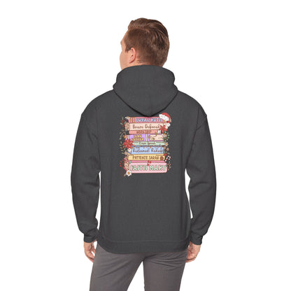 Christmas Bible Verse Hoodie – Christian Book Flowers Jesus Faith Pullover