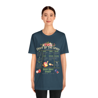 Fruit of the Spirit Shirt – Christian Galatians 5:22-23 Bible Verse Faith Tee