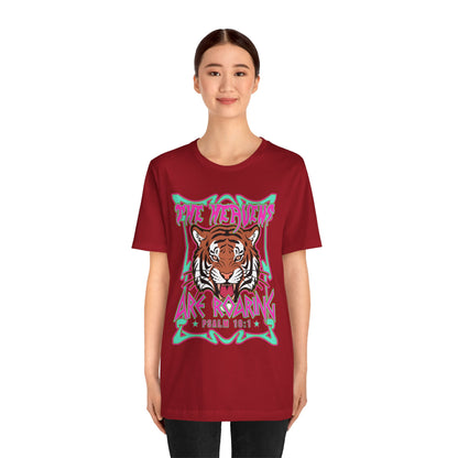The Heavens Are Roaring Shirt – Psalm 19:1 Tiger Christian Faith Tee
