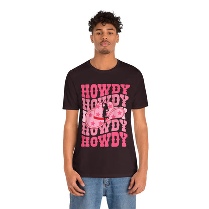 Howdy Pink Cowgirl Shirt – Disco Western Rodeo Country Girl Tee