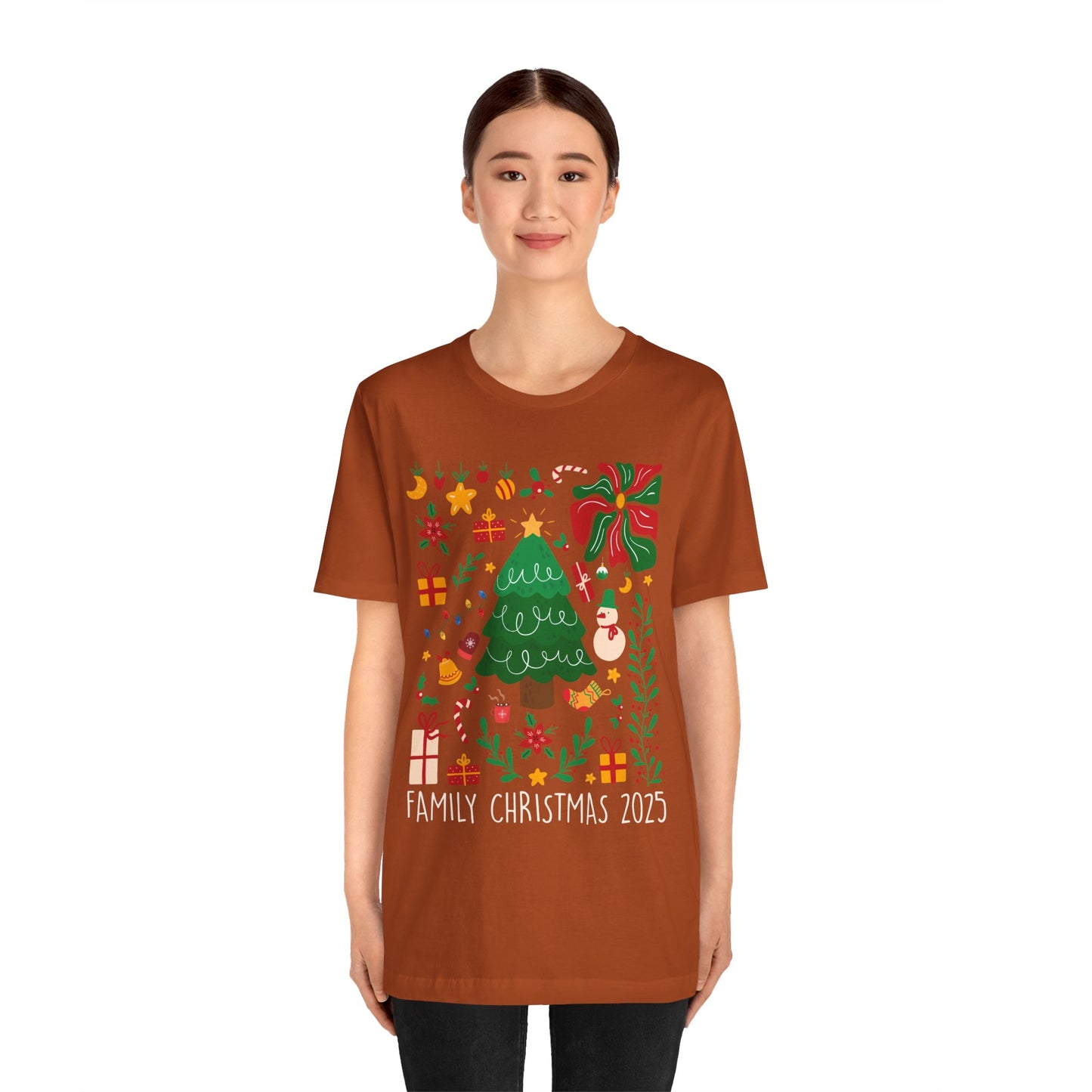 Family Christmas 2025 Shirt – Vintage Boho Holiday Family Group Shirt