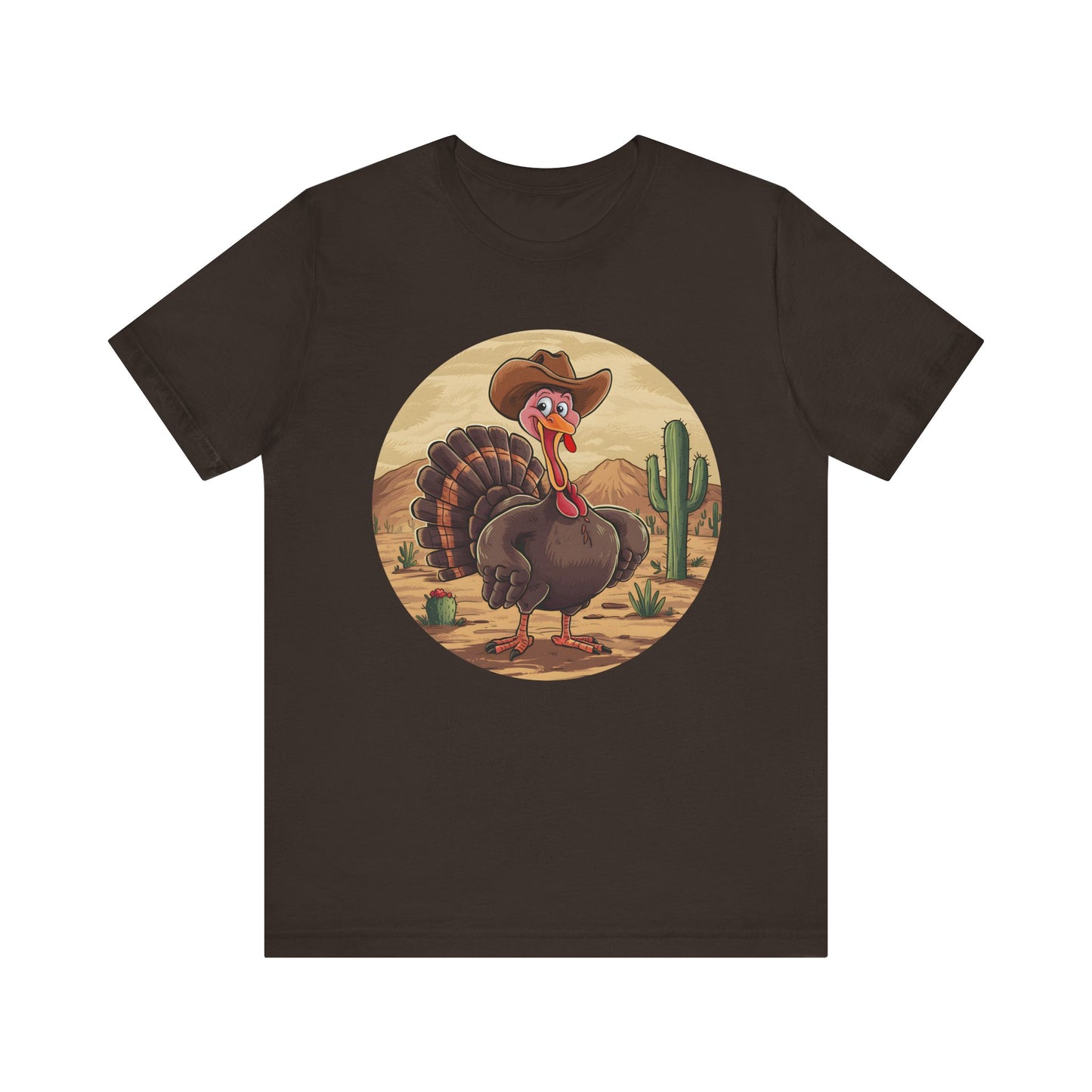 Western Thanksgiving Cowboy Turkey Shirt – Texas Desert Cowgirl Tee