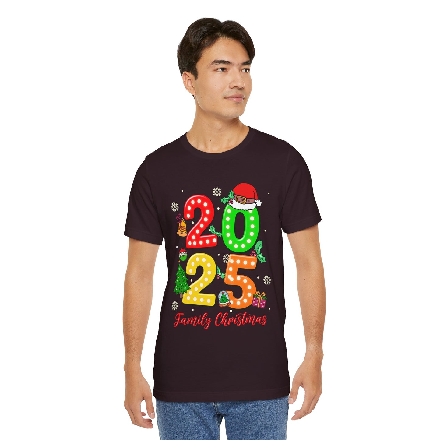 2025 Family Christmas Shirt – Cute Matching Holiday Lights Group Tee