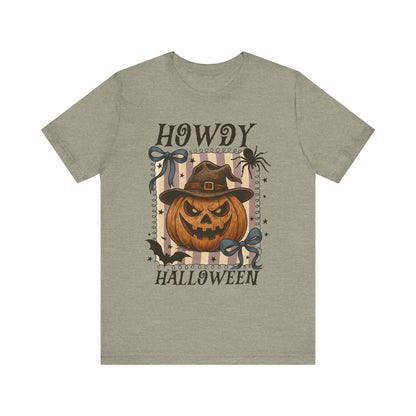 Howdy Halloween Shirt – Cute Coquette Pumpkin Western Fall Tee