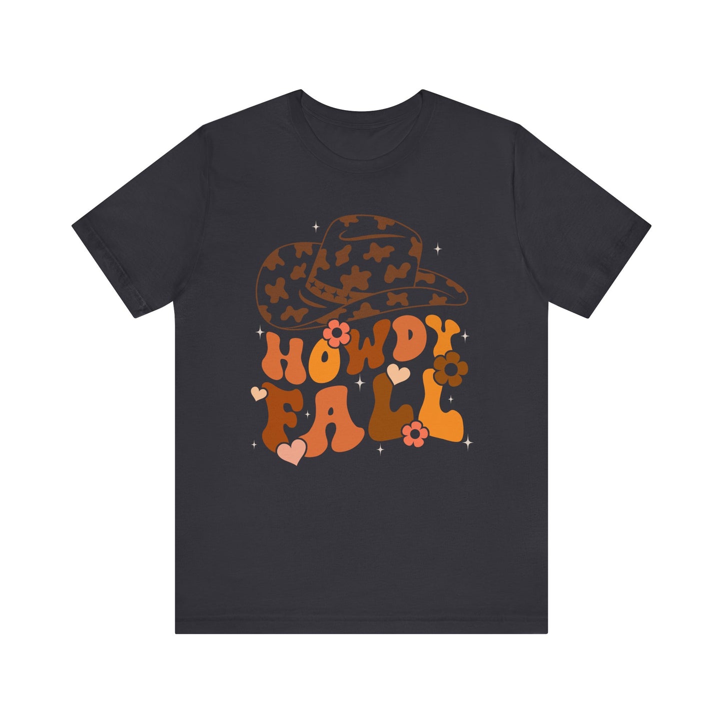 Retro Groovy Howdy Fall Shirt – Western Cowboy Pumpkin Thanksgiving Tee
