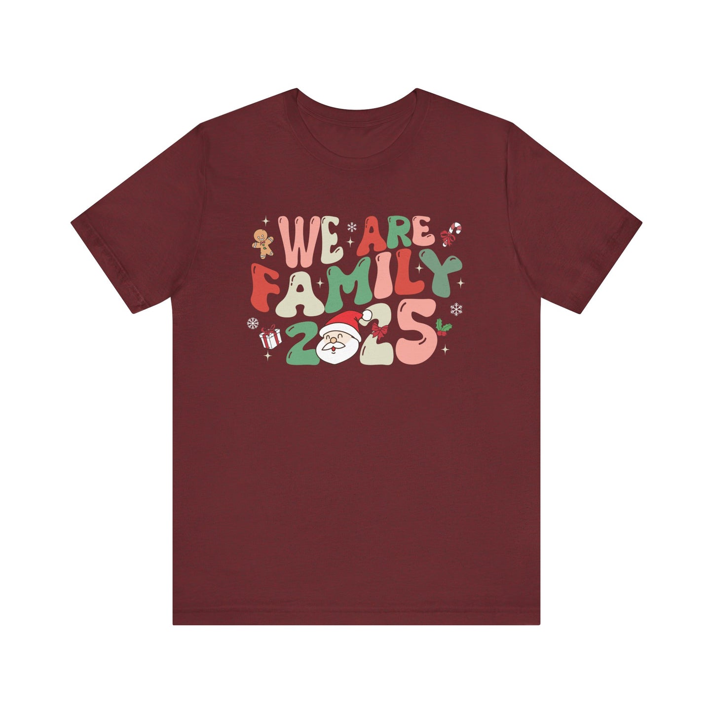 We Are Family 2025 Shirt – Santa & Christmas Tree Matching Family Holiday Tee