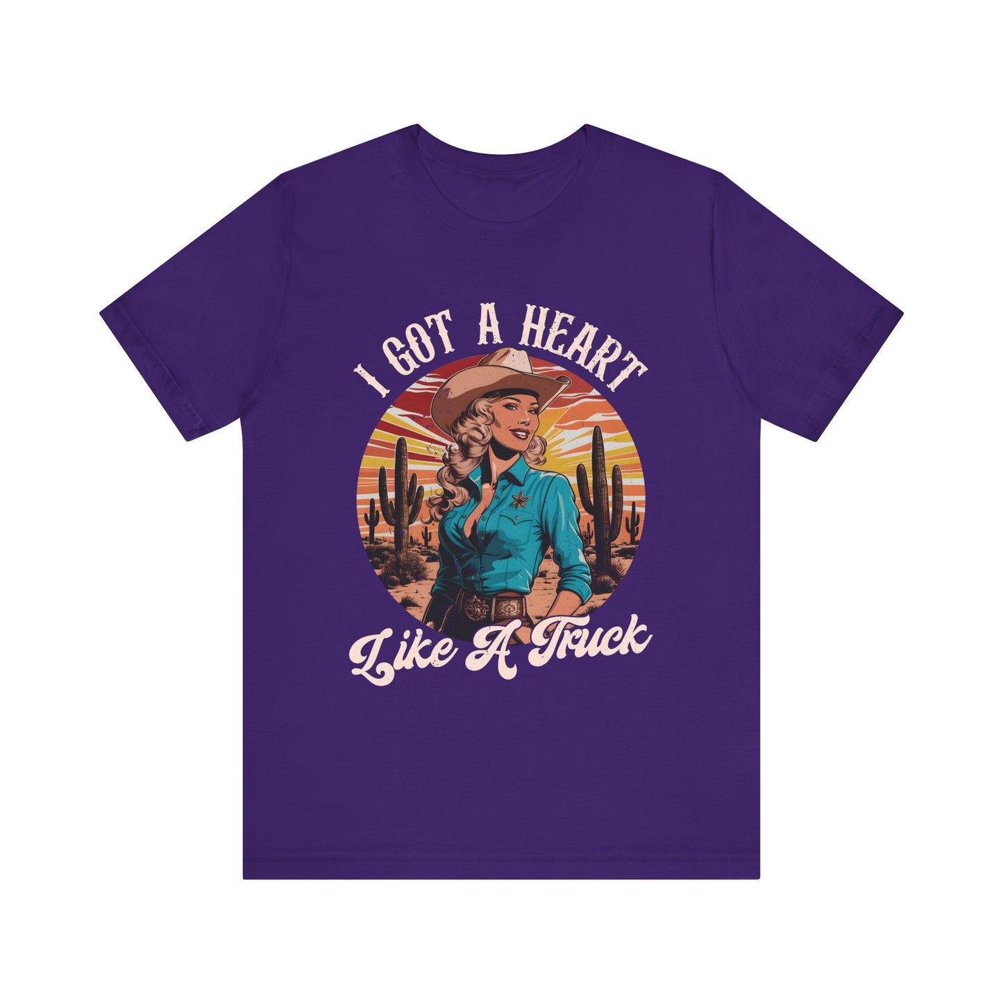 Heart Like A Truck Shirt – Christian Cowgirl Desert Western Rodeo Tee