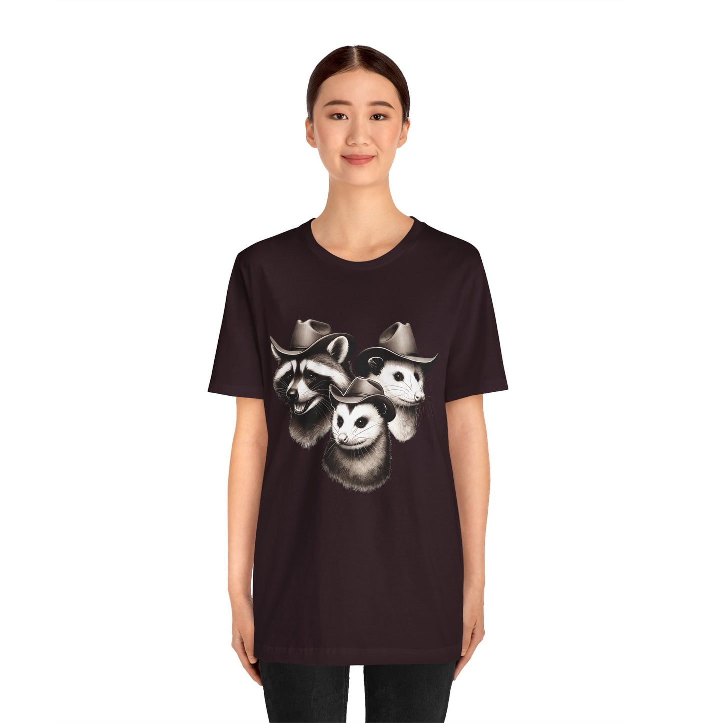 Cowboy Trash Trio Shirt – Opossum Raccoon Western Rodeo Funny Tee