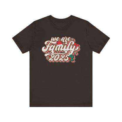 We Are Family Christmas Shirt – Retro Groovy 80s Matching Holiday Tee
