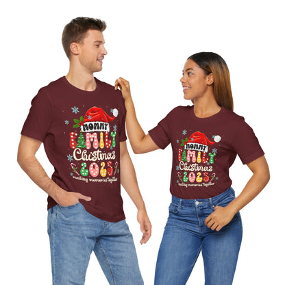 Mommy Family Christmas 2025 Shirt – Cute Matching Polka Dot Holiday Tee