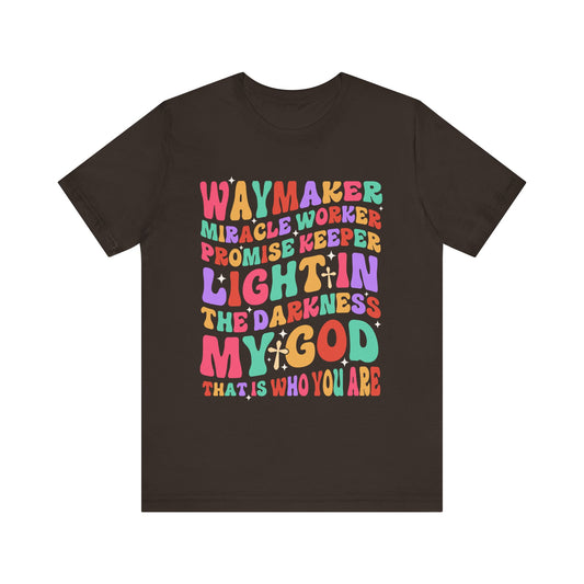 Waymaker Miracle Worker Shirt – Christian Worship My God Faith Tee