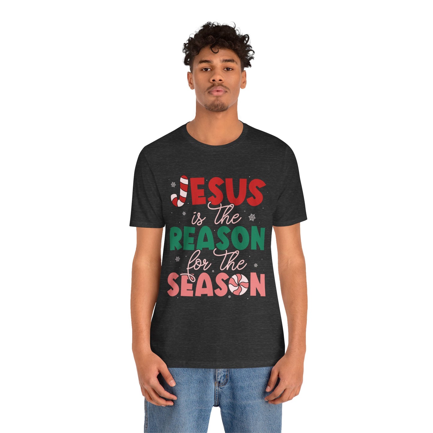 Retro Christmas Jesus Shirt – Christian “Reason for the Season” Faith Holiday Tee