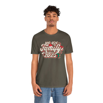 We Are Family Christmas Shirt – Retro Groovy 80s Matching Holiday Tee