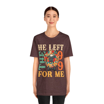 He Left the 99 for Me Shirt – Lost Sheep Flowers Boho Christian Jesus Tee