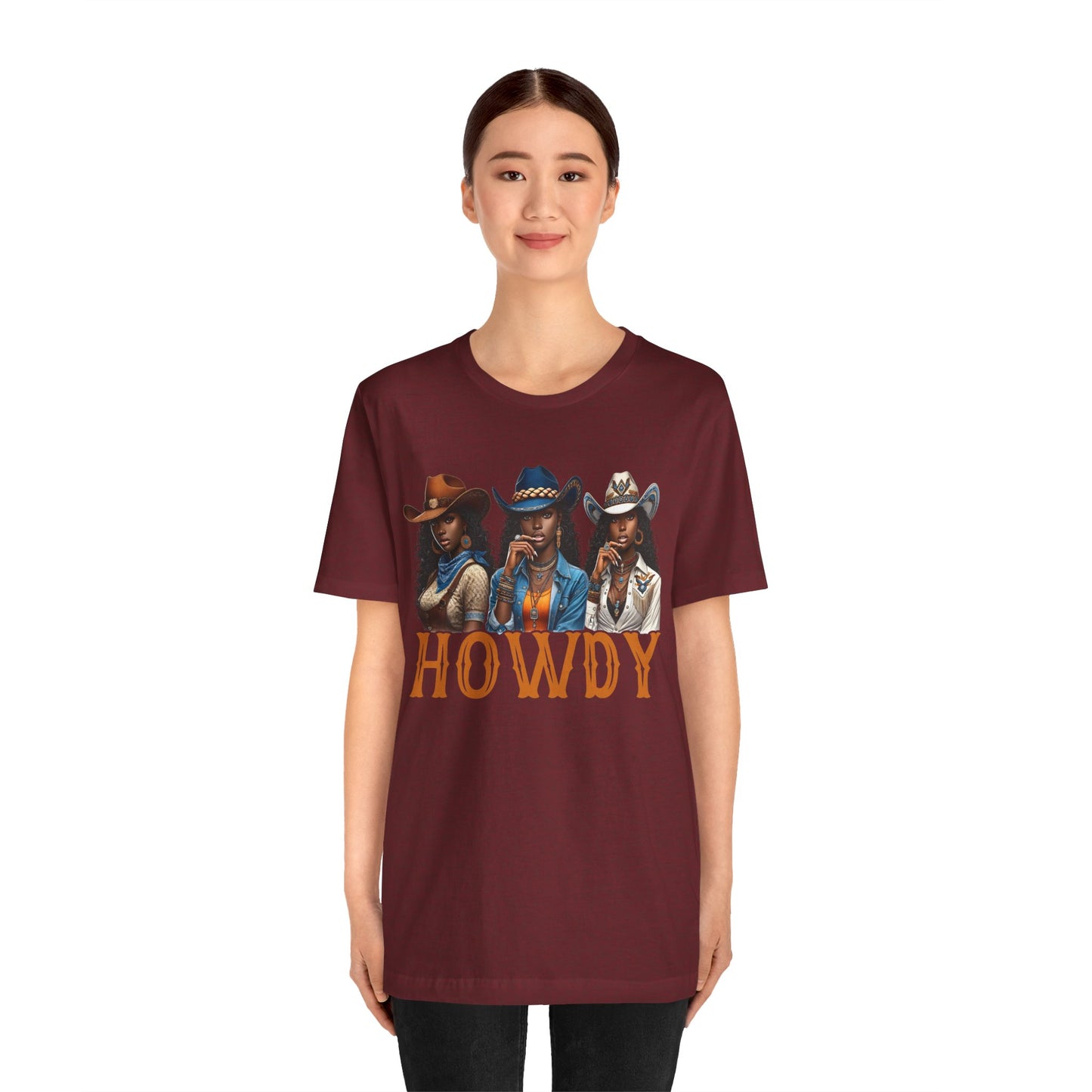 Howdy Black Cowgirl Shirt – Western Rodeo Melanin African American Tee