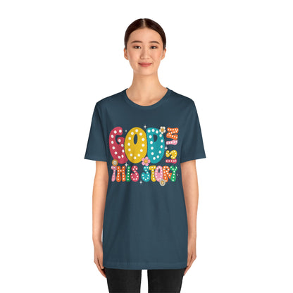 God Is In This Story Shirt – Inspirational Christian Retro Hippie Flower Faith Tee