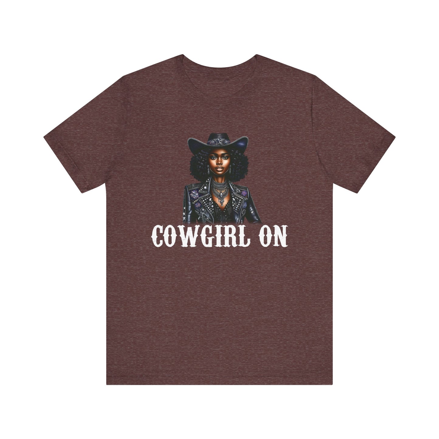 Cowgirl on Black Shirt – Howdy Southern Western Rodeo Texas Tee