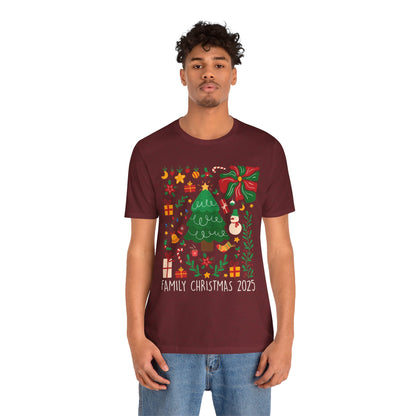 Family Christmas 2025 Shirt – Vintage Boho Holiday Family Group Shirt