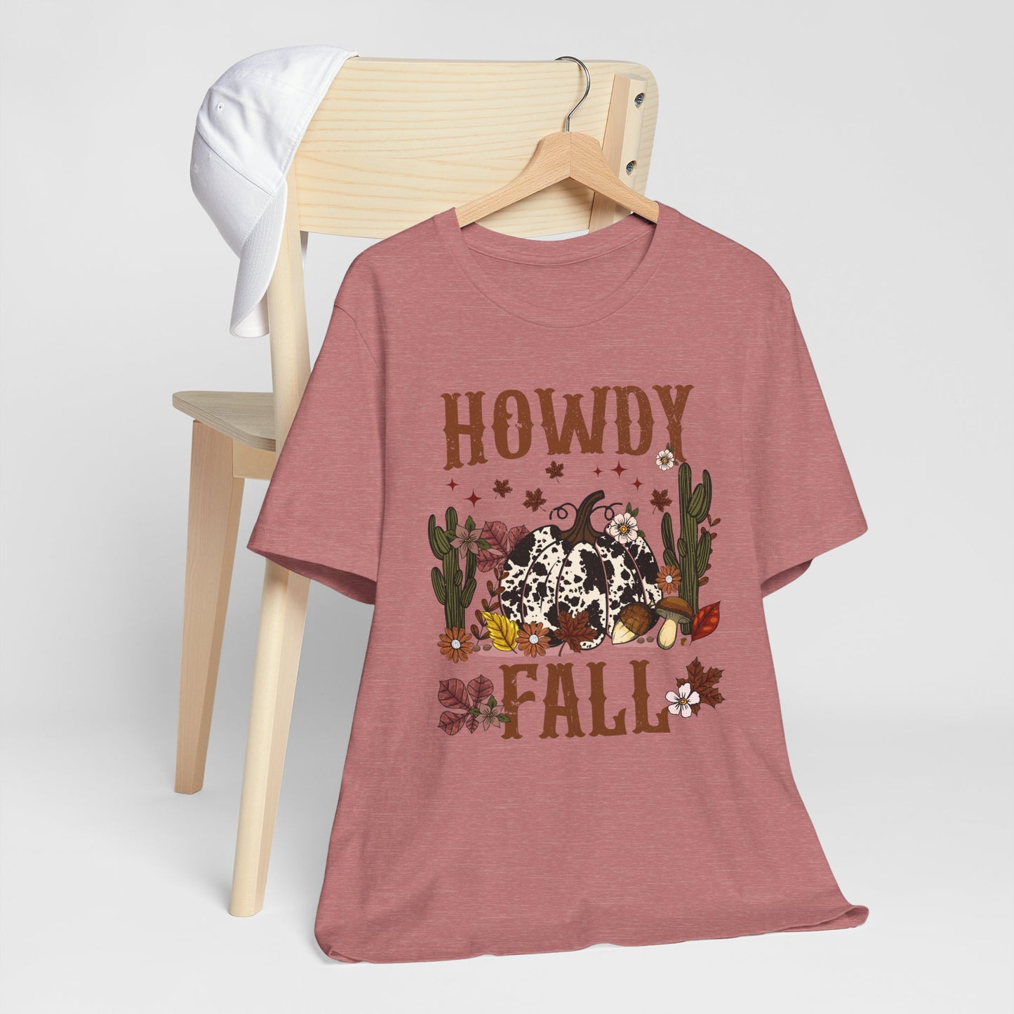 Retro Howdy Fall Shirt – Western Cowboy Pumpkin Country Thanksgiving Tee