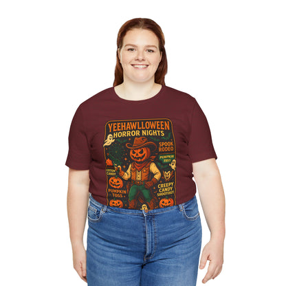 Yeehawlloween Shirt – Western Rodeo Halloween Carnival Cowgirl Cowboy Tee