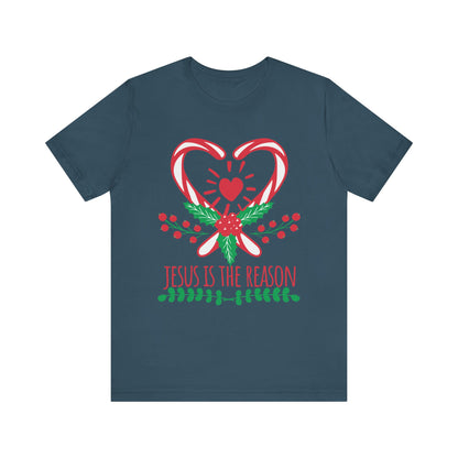 Candy Cane Jesus Shirt – Christian Christmas Pajama Tee, Cute Holiday Faith Top
