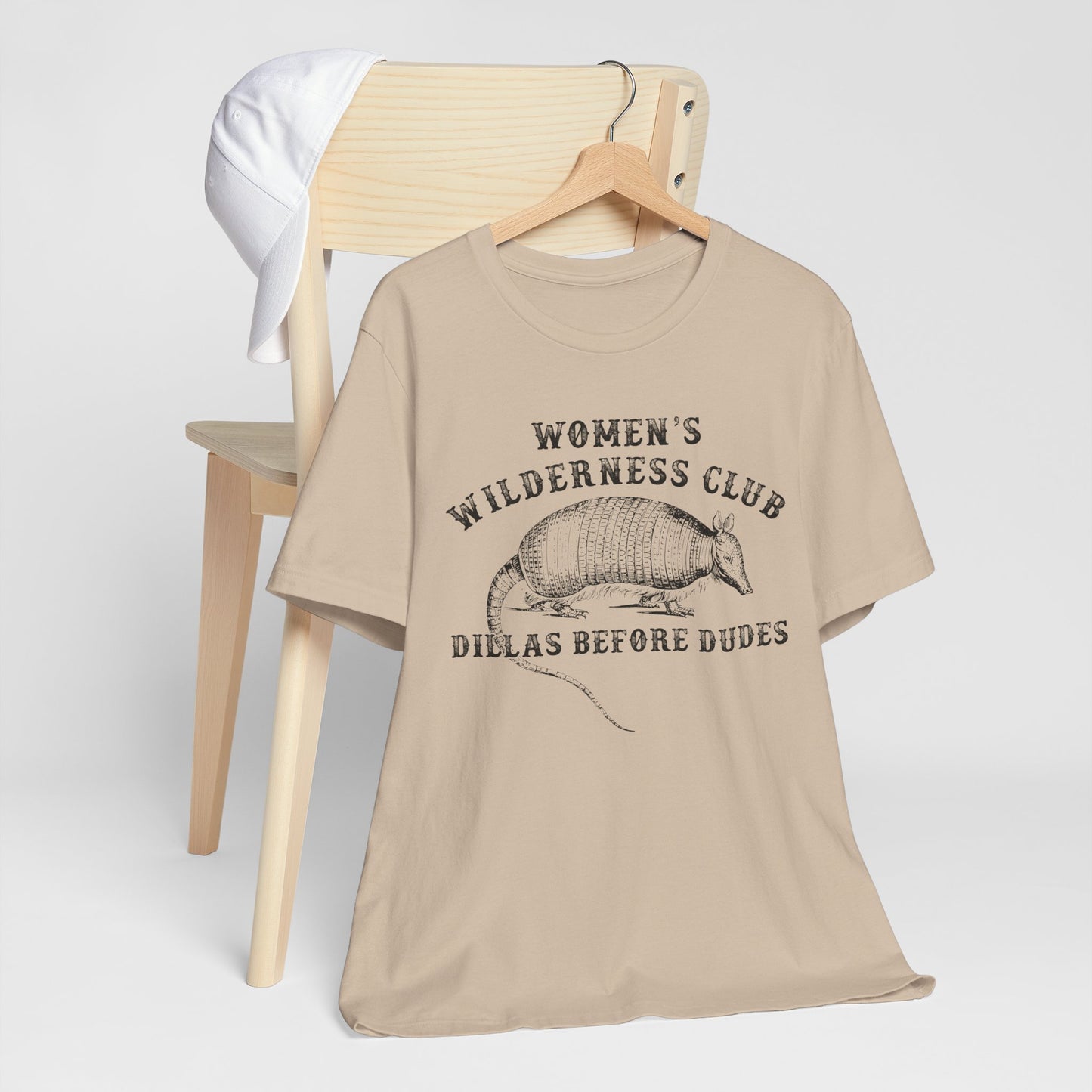 Women’s Wilderness Club Shirt – Dillas Before Dudes Western Armadillo Tee