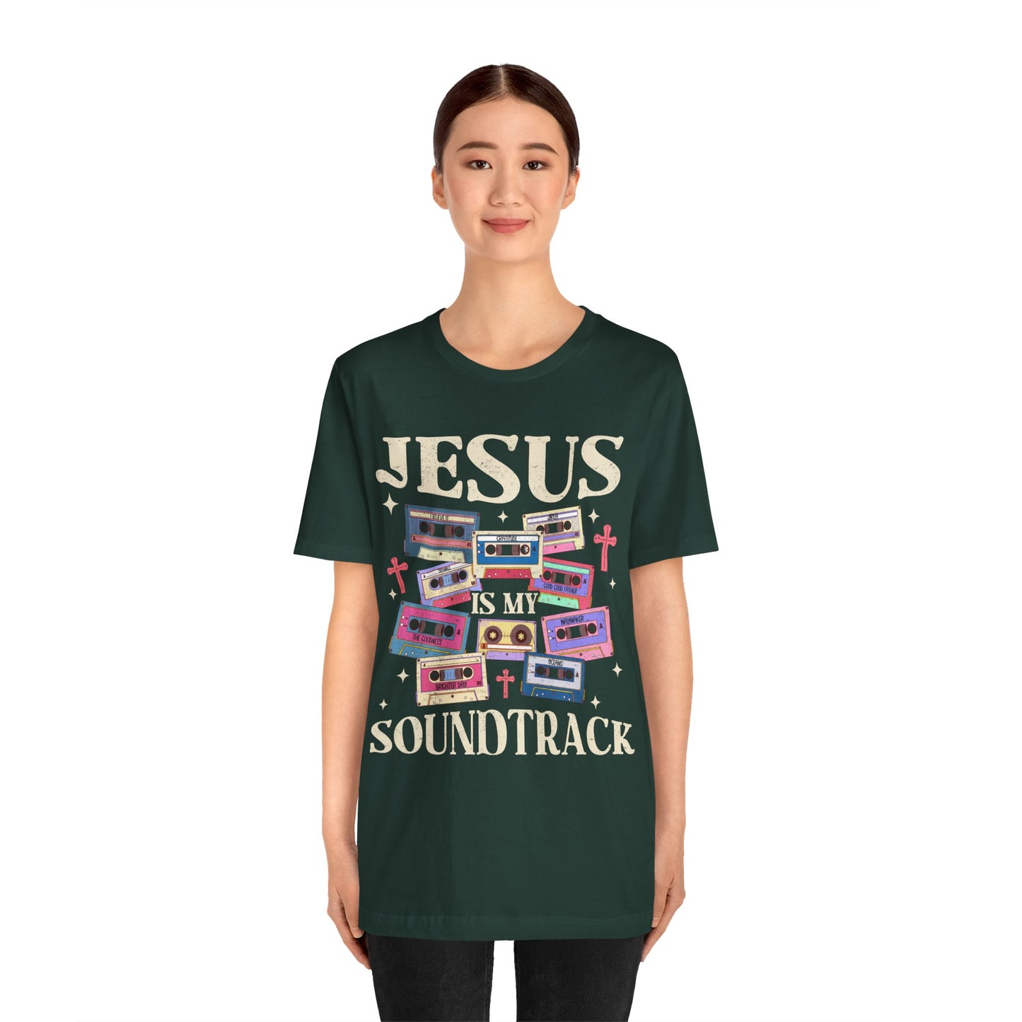 Jesus Is My Soundtrack Shirt – Christian Worship Music Faith Tee for Believers
