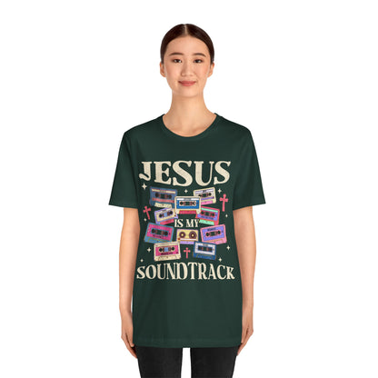 Jesus Is My Soundtrack Shirt – Christian Worship Music Faith Tee for Believers