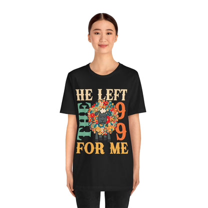 He Left the 99 for Me Shirt – Lost Sheep Flowers Boho Christian Jesus Tee