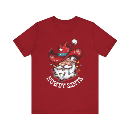 Howdy Santa Shirt – Funny Cowboy Western Christmas Holiday Costume Tee