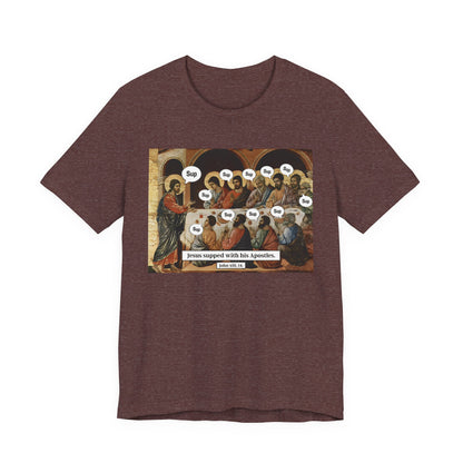 Sup with Jesus Shirt – Last Supper Meme Christian Apostles Funny Tee