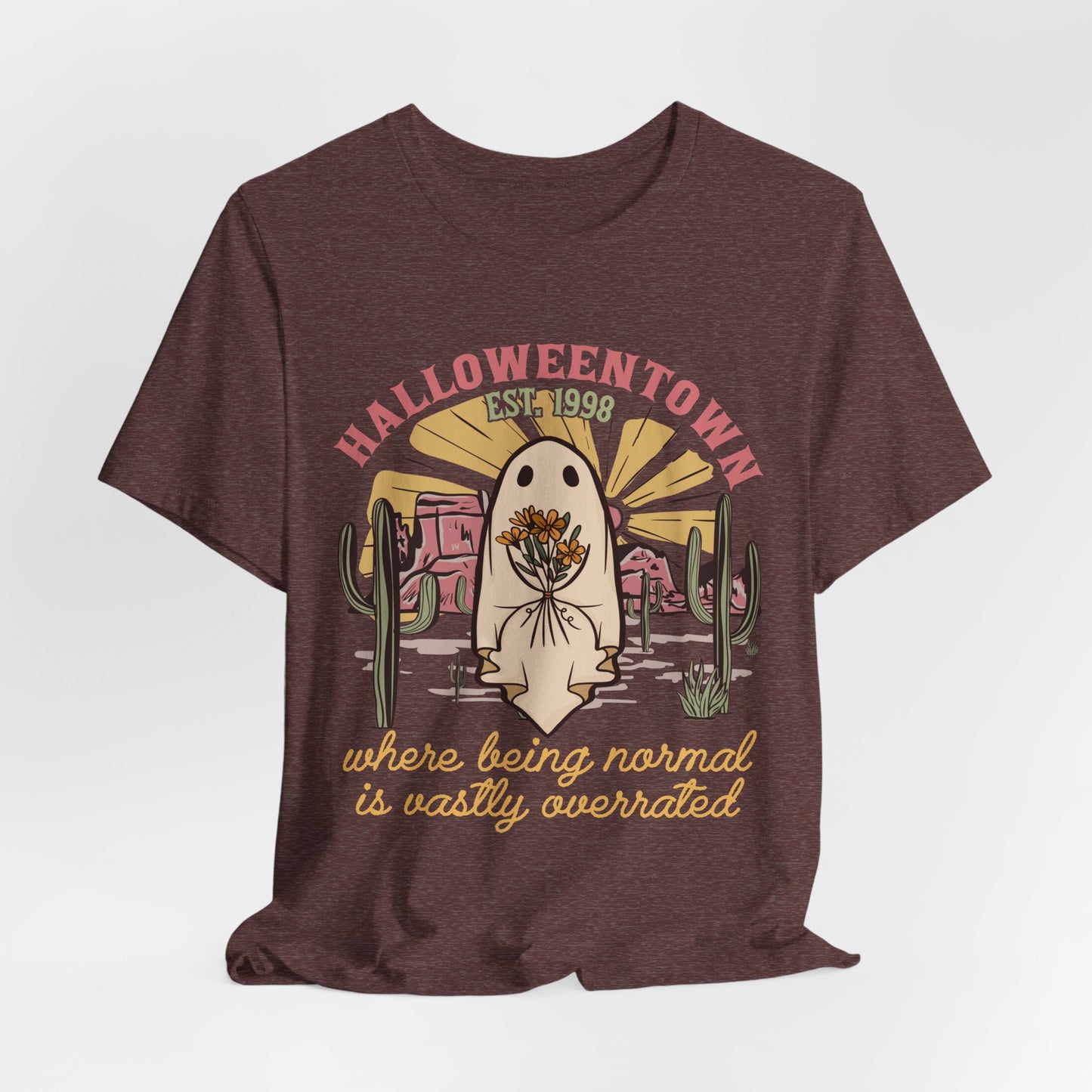 Halloweentown Est. 1998 Shirt – Retro Western Ghost Pumpkin Rodeo Tee