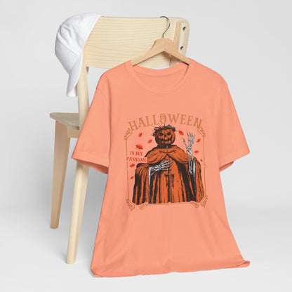 Halloween Is My Passion Jesus Cross Christian Jack O Lantern T-Shirt