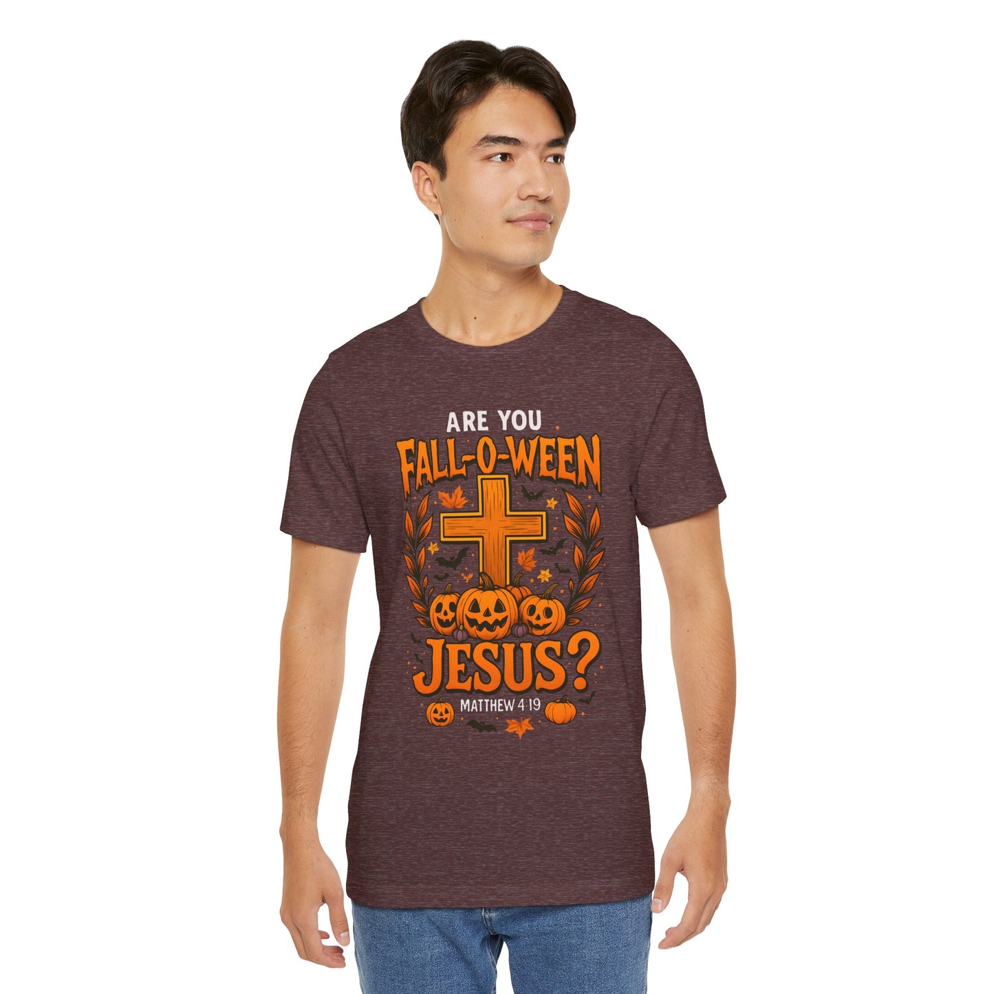 Are You Fall O Ween Shirt – Jesus Christian Pumpkin Cross Halloween Tee