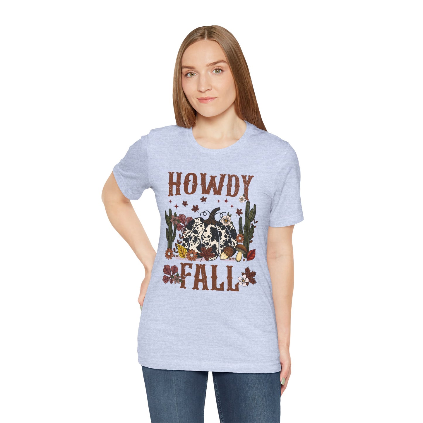 Retro Howdy Fall Shirt – Western Cowboy Pumpkin Country Thanksgiving Tee