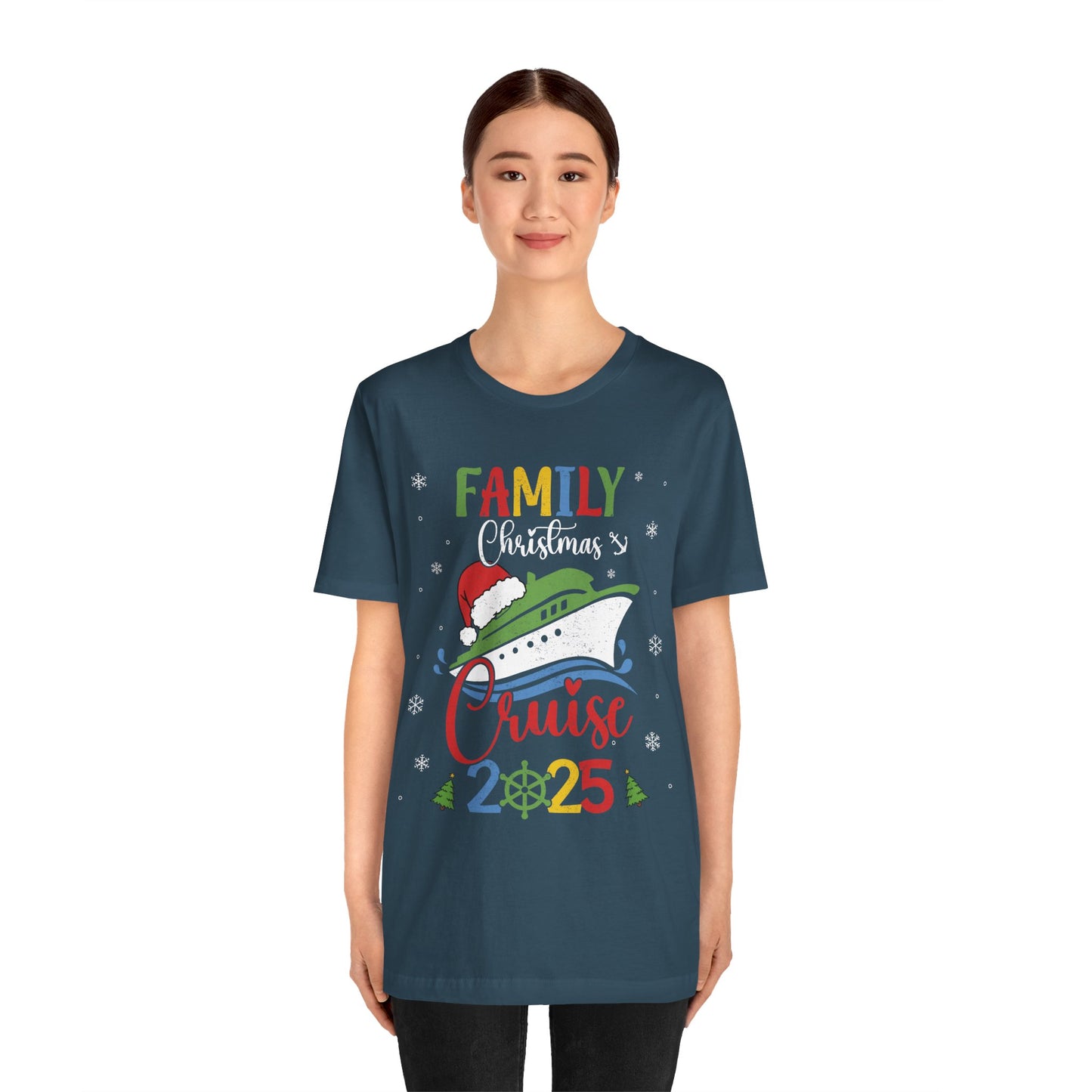 Family Christmas Cruise 2025 Shirt – Matching Cruisemas Family Vacation Tee, Holiday Boat Trip Outfit