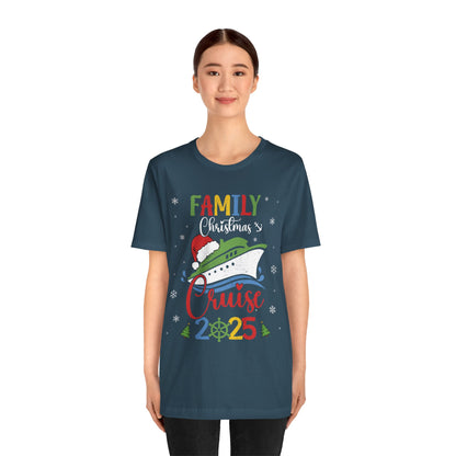 Family Christmas Cruise 2025 Shirt – Matching Cruisemas Family Vacation Tee, Holiday Boat Trip Outfit