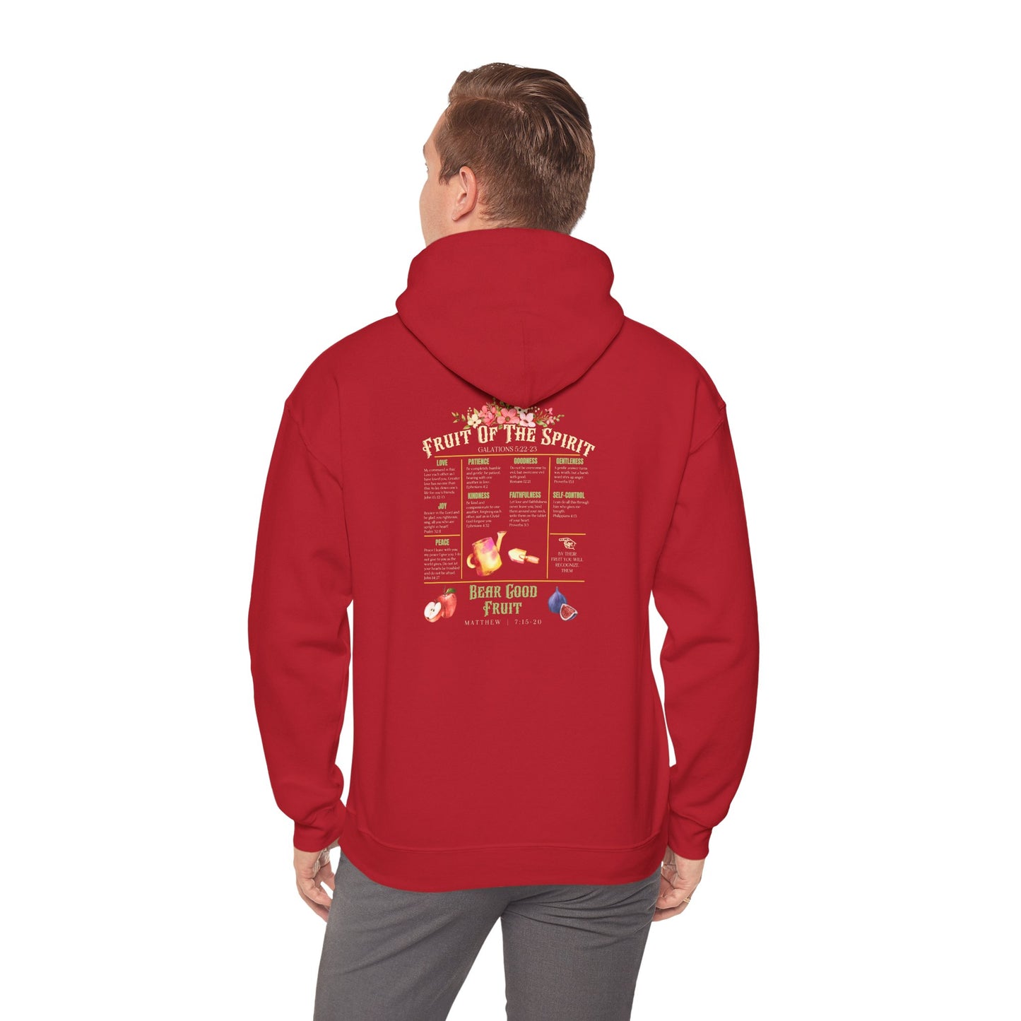 Fruit of the Spirit Hoodie – Christian Bible Verse Jesus Prayer Pullover