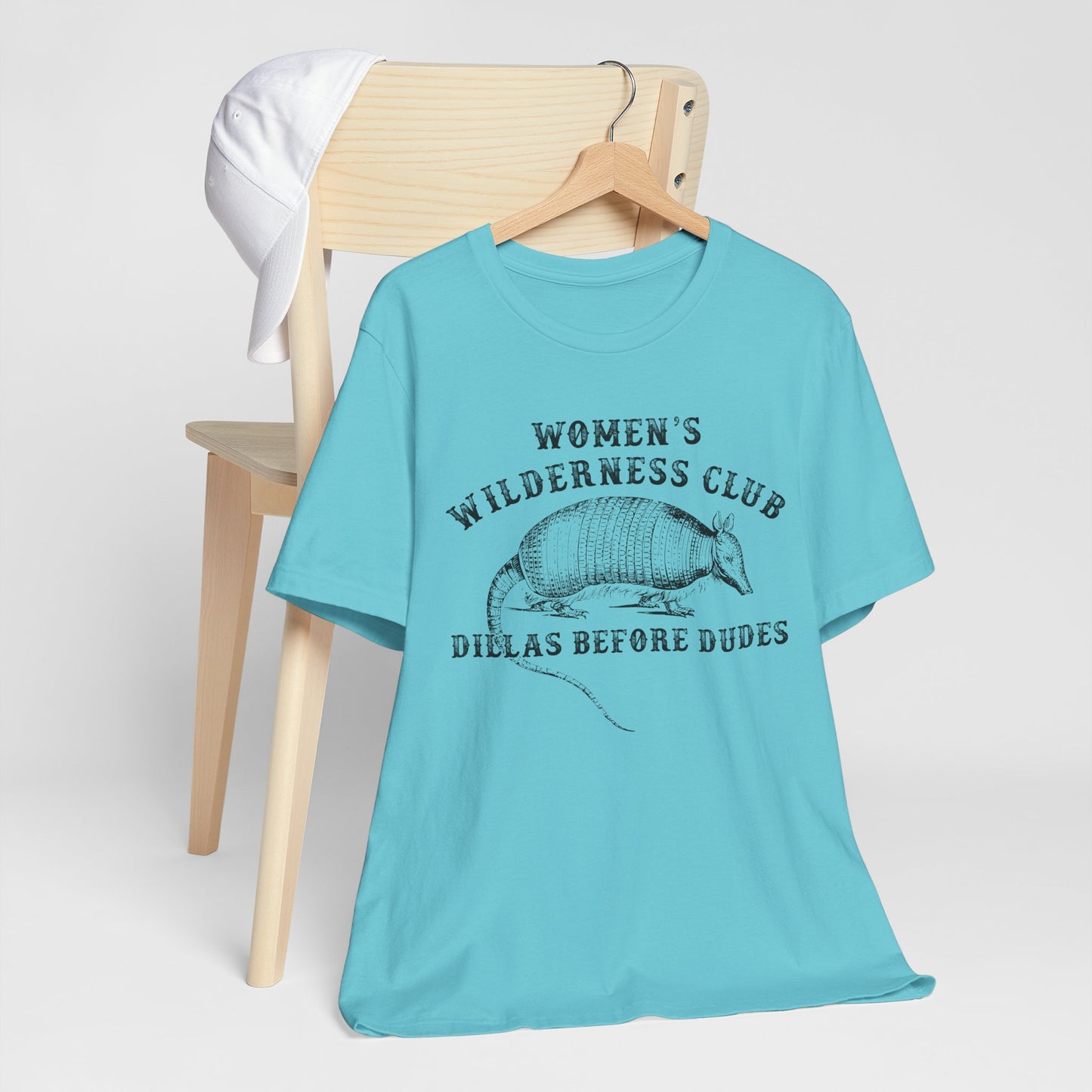 Women’s Wilderness Club Shirt – Dillas Before Dudes Western Armadillo Tee