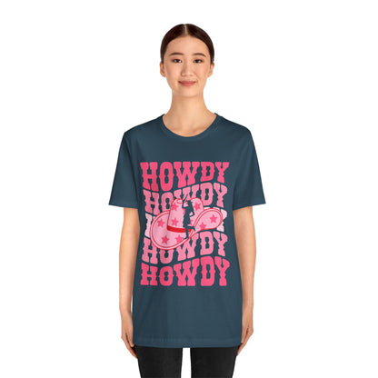 Howdy Pink Cowgirl Shirt – Disco Western Rodeo Country Girl Tee