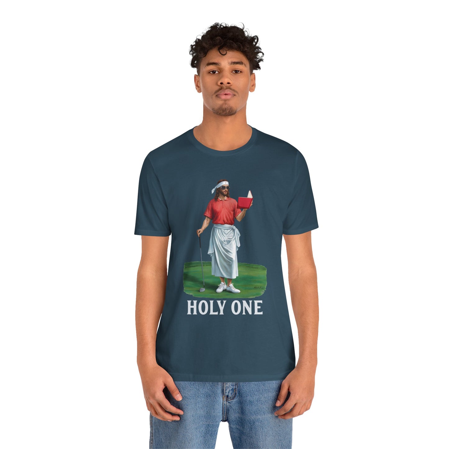 Jesus Golf Holy One Shirt – Funny Christian Faith & Sports Graphic Tee for Golfers