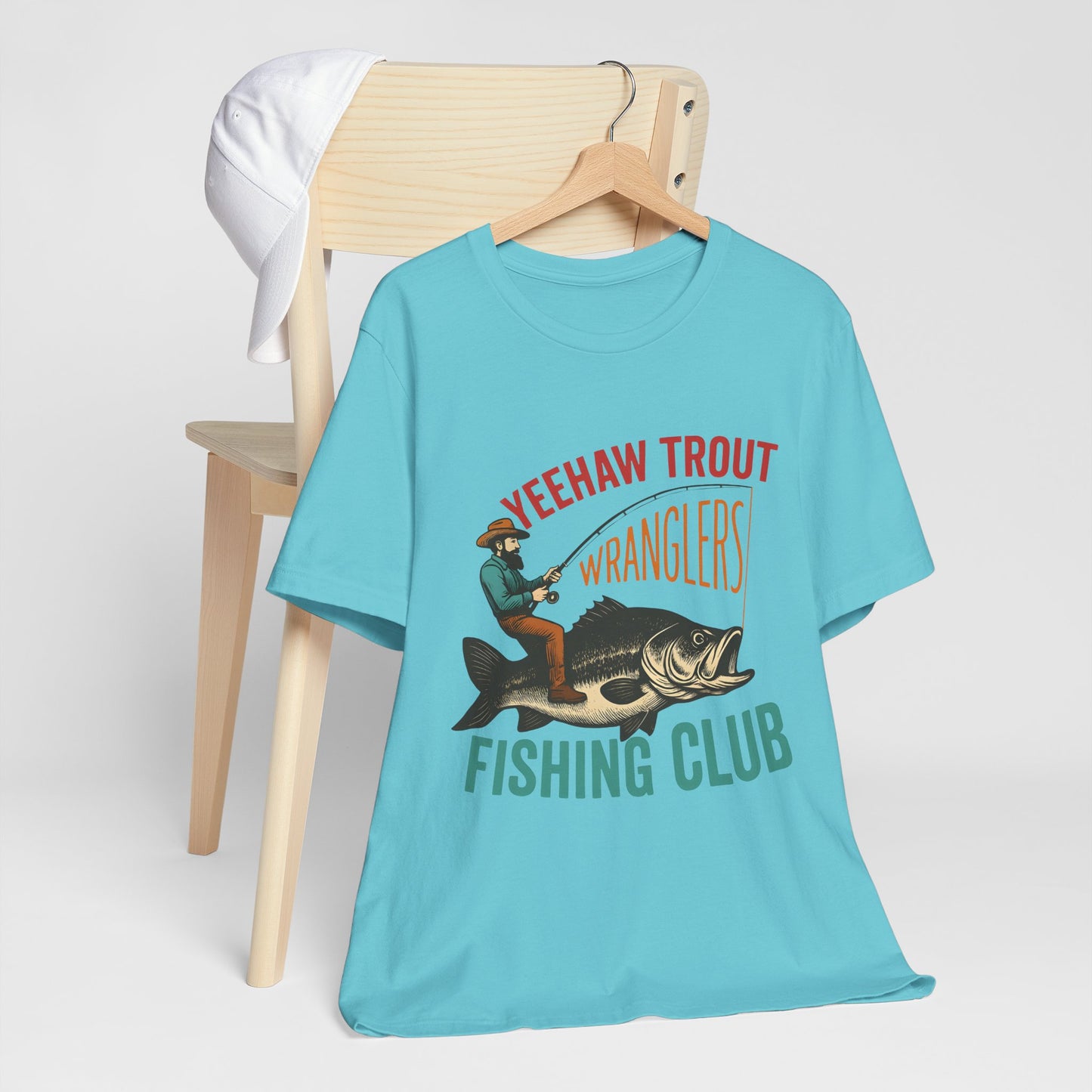 Yeehaw Trout Wranglers Shirt – Funny Cowboy Fishing Club Western Tee