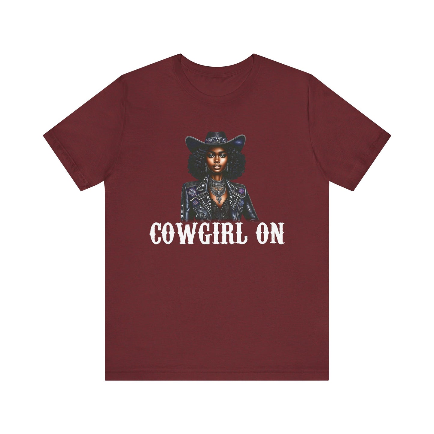Cowgirl on Black Shirt – Howdy Southern Western Rodeo Texas Tee