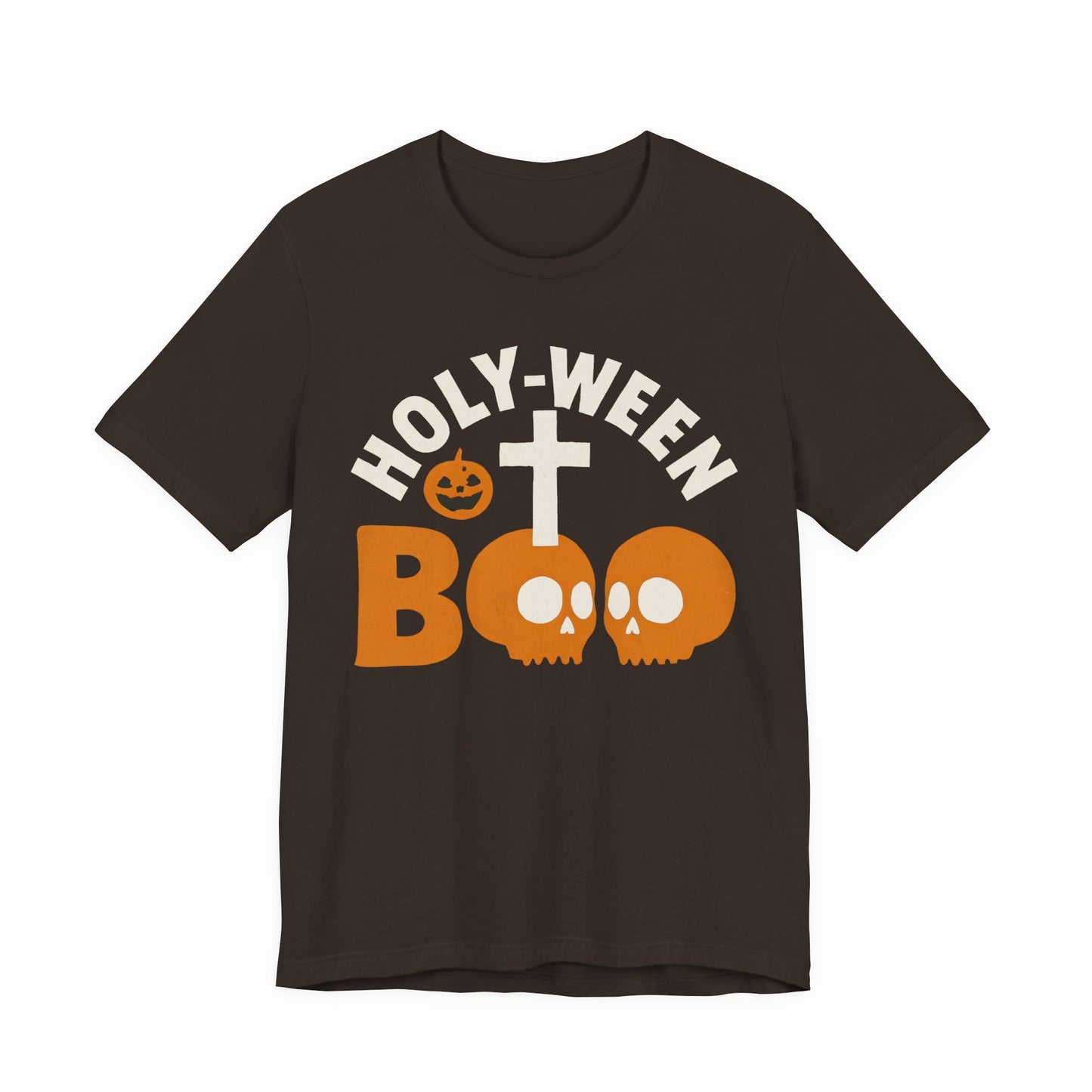 Holy Ween Boo Shirt – Christian Halloween Cross & Skull Faith Tee